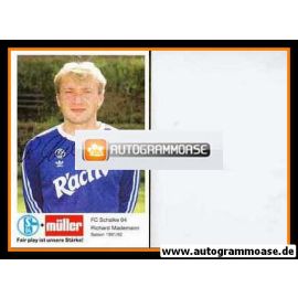 Autogramm Fussball | FC Schalke 04 | 1991 Druck | Richard MADEMANN _