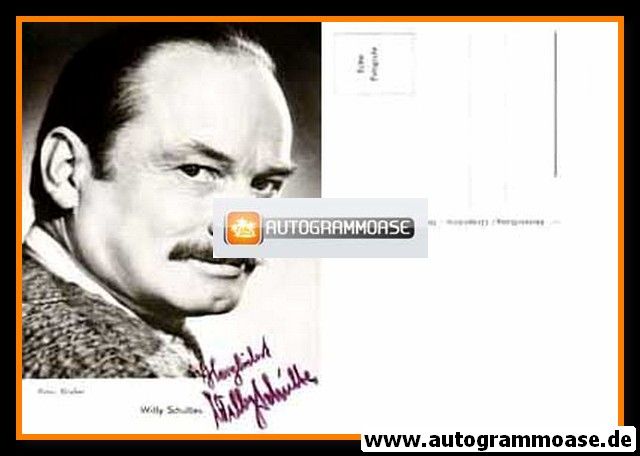 Autogramm Schauspieler | Willy SCHULTES | 1970er (Portrait SW Graphima)