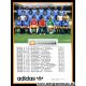 Mannschaftskarte Fussball | VfL Bochum | 1981 Adidas