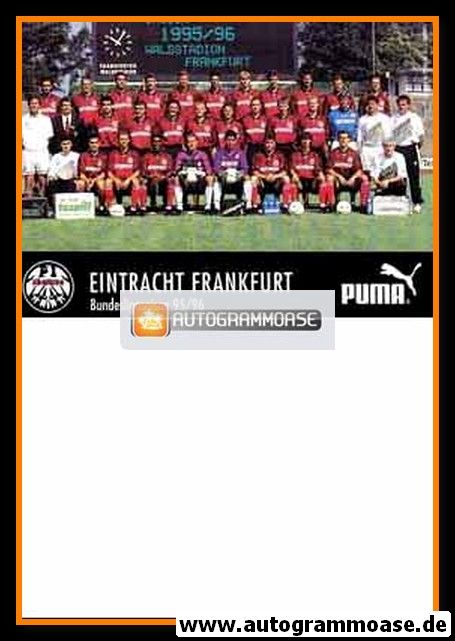 Mannschaftskarte Fussball | Eintracht Frankfurt | 1995 Puma