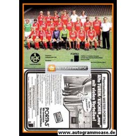 Mannschaftskarte Fussball | 1. FC Kaiserslautern | 1982 Portas