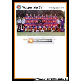 Mannschaftskarte Fussball | Wuppertaler SV | 1993