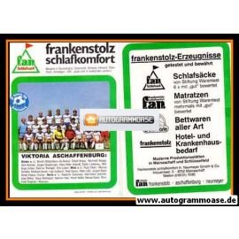 Mannschaftskarte Fussball | SV Viktoria 1901 Aschaffenburg | 1985