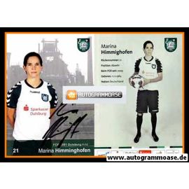 Autogramm Fussball (D) | FCR 2001 Duisburg | 2011-1 | Marina HIMMIGHOFEN