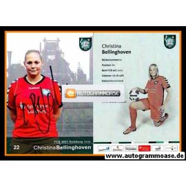 Autogramm Fussball (Damen) | FCR 2001 Duisburg | 2011-1 | Christina BELLINGHOVEN