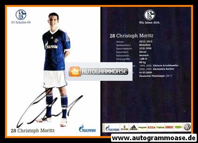 Autogramm Fussball | FC Schalke 04 | 2012 | Christoph MORITZ
