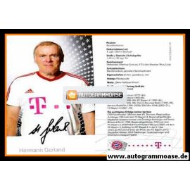Autogramm Fussball | FC Bayern München | 2011 Druck | Hermann GERLAND
