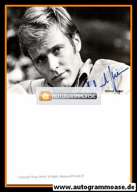 Autogramm Schauspieler | Helmut GRIEM | 1970er (Portrait SW Jehle)