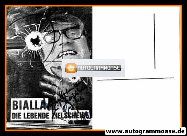 Autogramm Magie | Ralf BIALLA | 1970er (Zielscheibe SW)