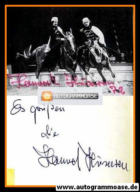 Autogramm Zirkus | HONVED HUSAREN | 1970er (Pferde SW)