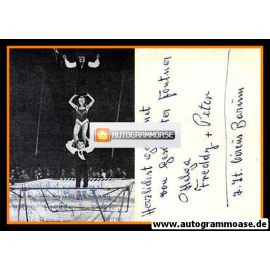 Autogramm Akrobatik | GESCHWISTER FONTNER | 1970er (Trampolin SW)