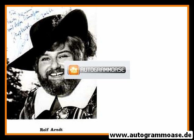 Autogramm Schauspieler | Rolf ARNDT | 1970er (Portrait SW Argenta)