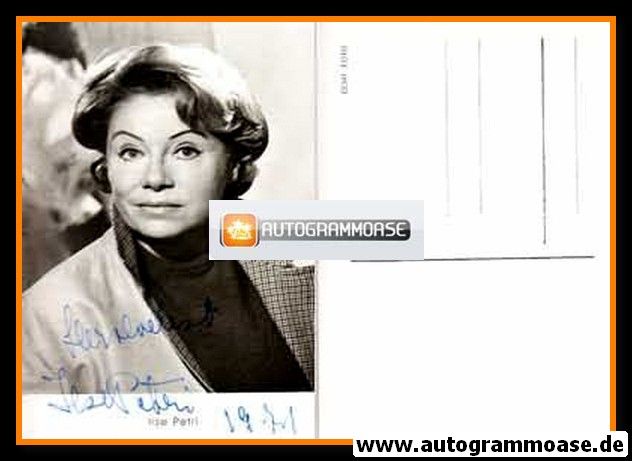 Autogramm Schauspieler | Ilse PETRI | 1960er (Portrait SW)