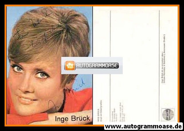 Autogramm Schlager | Inge BRÜCK | 1969 "Anouschka" (Ariola)
