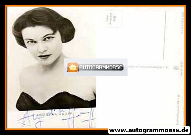 Autogramm Schauspieler | Angelika HAUFF | 1960er (Portrait SW VEB)