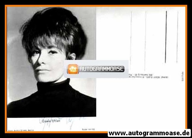 Autogramm Schauspieler | Gisela UHLEN | 1960er (Portrait SW Rüdel)