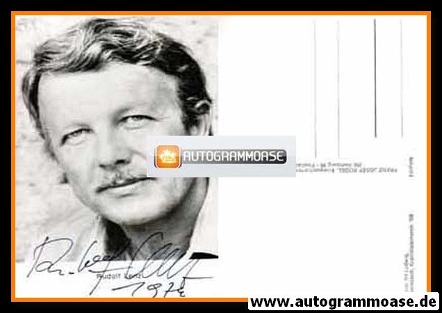 Autogramm Schauspieler | Rudolf LENZ | 1970er (Portrait SW Rüdel)
