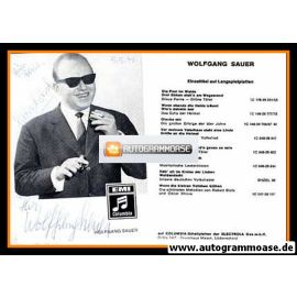 Autogramm Schlager | Wolfgang SAUER | 1970er (Portrait SW EMI)