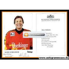 Autogramm Eishockey | DEB Nationalteam | 1980er Überkinger | Alois SCHLODER