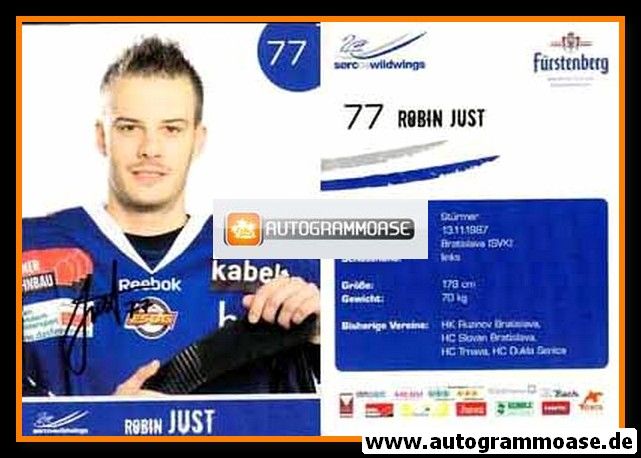 Autogramm Eishockey | Schwenninger Wild Wings | 2010 | Robin JUST