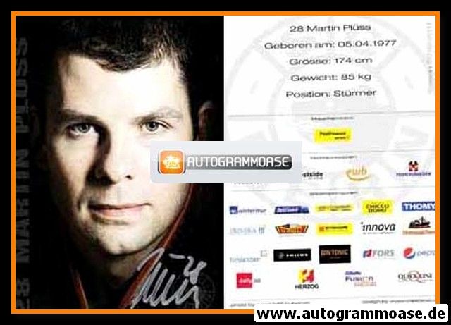 Autogramm Eishockey | SC Bern | 2010 | Martin PLÜSS