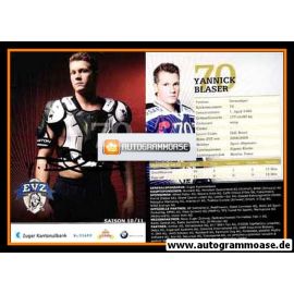 Autogramm Eishockey | EV Zug | 2010 | Yannick BLASER