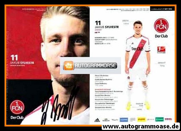 Autogramm Fussball | 1. FC Nürnberg | 2014 | Jakub SYLVESTER