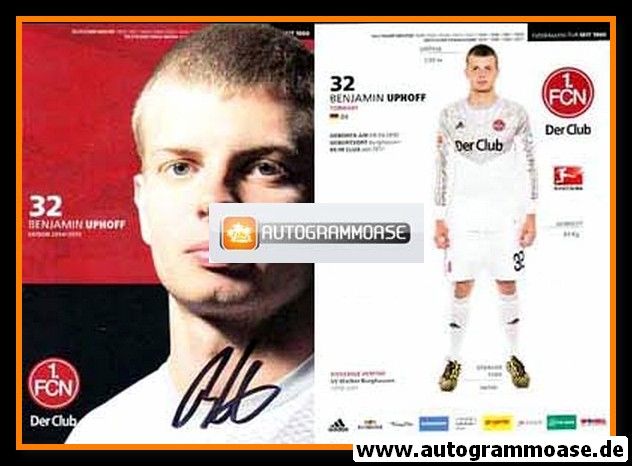 Autogramm Fussball | 1. FC Nürnberg | 2014 | Benjamin UPHOFF