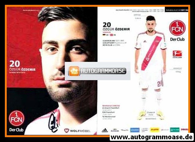 Autogramm Fussball | 1. FC Nürnberg | 2014 | Özgür ÖZDEMIR