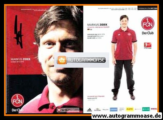 Autogramm Fussball | 1. FC Nürnberg | 2014 | Markus ZIDEK