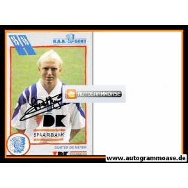 Autogramm Fussball | KAA Gent | 1995 | Gunter DE MEYER