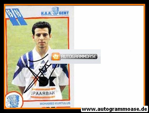 Autogramm Fussball | KAA Gent | 1995 | Mohamed KURTULUS