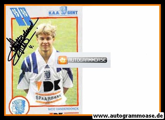 Autogramm Fussball | KAA Gent | 1995 | Nico VANDERDONCK