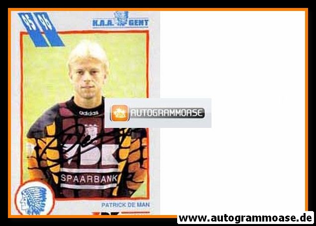 Autogramm Fussball | KAA Gent | 1995 | Patrick DE MAN