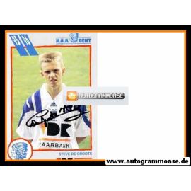Autogramm Fussball | KAA Gent | 1995 | Steve DE GROOTE