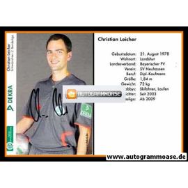 Autogramm Fussball | Schiedsrichter | 2000er Dekra | Christian LEICHER