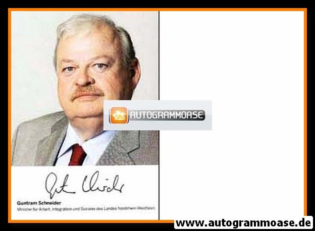 Autogramm Politik | SPD | Guntram SCHNEIDER | 2010er (Portrait Color)