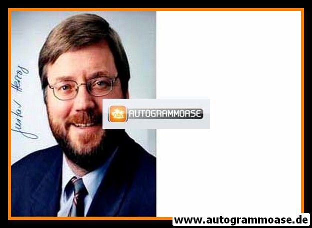 Autogramm Politik | SPD | Gustav HERZOG | 2000er Foto (Portrait Color)