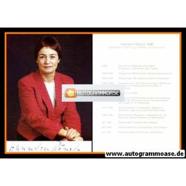 Autogramm Politik | CDU | Hannelore RÖNSCH | 1990er (Lebenslauf) 1