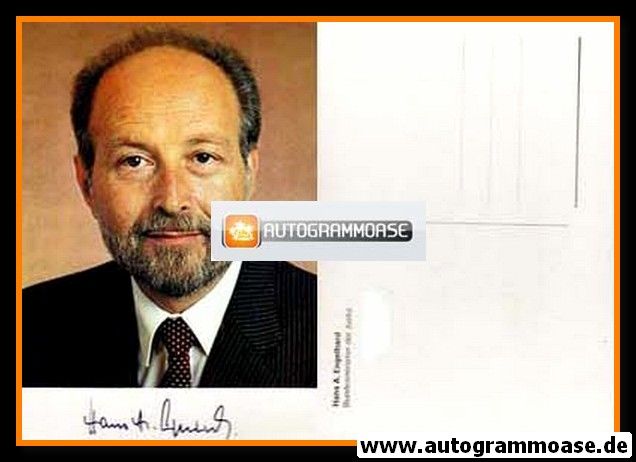 Autogramm Politik | FDP | Hans A. ENGELHARD | 1980er (Portrait Color)