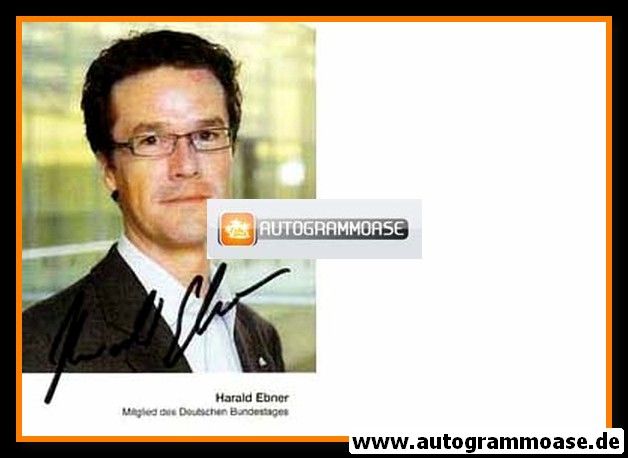 Autogramm Politik | GRÜNE | Harald EBNER | 2010er (Portrait Color)