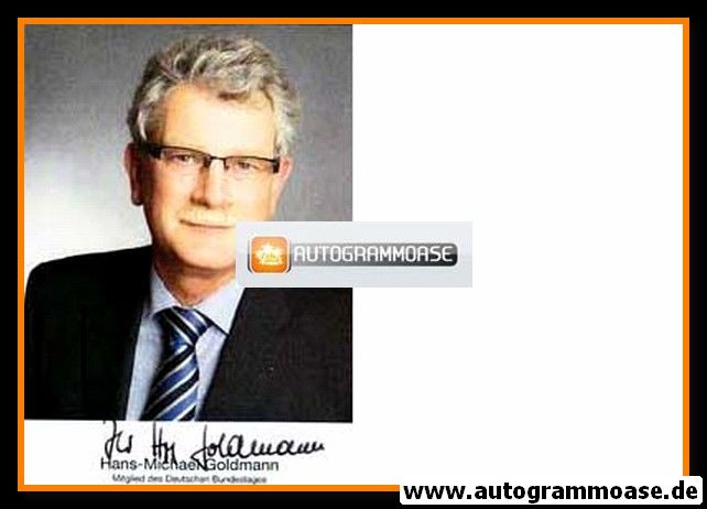 Autogramm Politik | FDP | Hans-Michael GOLDMANN | 2000er (Portrait Color) 1