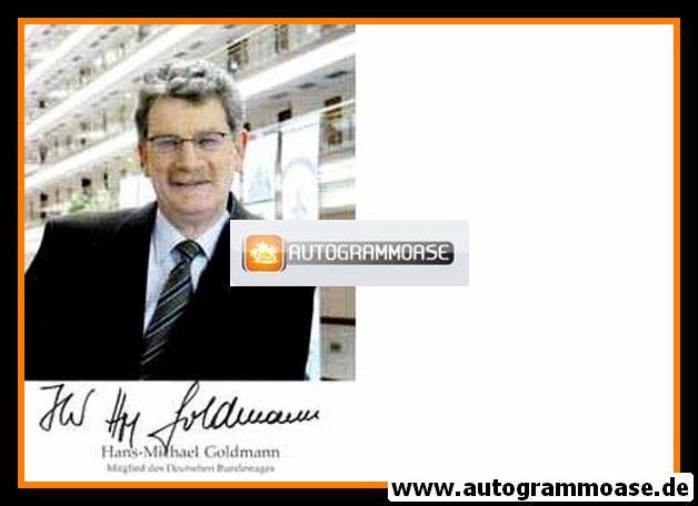 Autogramm Politik | FDP | Hans-Michael GOLDMANN | 2000er (Portrait Color) 2