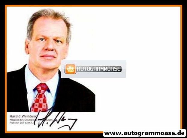 Autogramm Politik | LINKE | Harald WEINBERG | 2010er (Portrait Color)