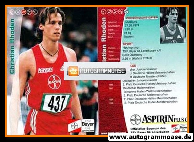 AK Hochsprung | Christian RHODEN | 1999 (Bayer Leverkusen)