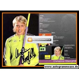 Autogramm Speerwurf | Christina OBERGFÖLL | 2006 (Portrait Color Asics) OS-Silber