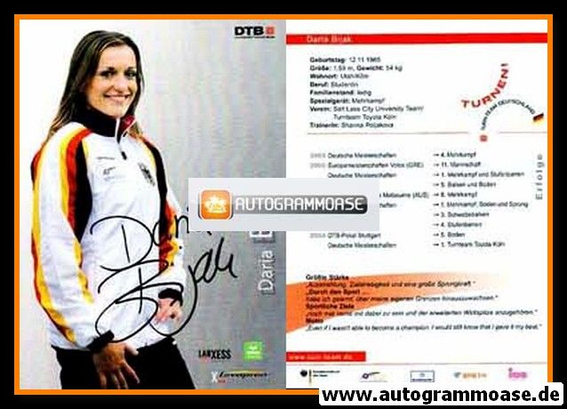 Autogramm Turnen | Daria BIJAK | 2008 (DTB)