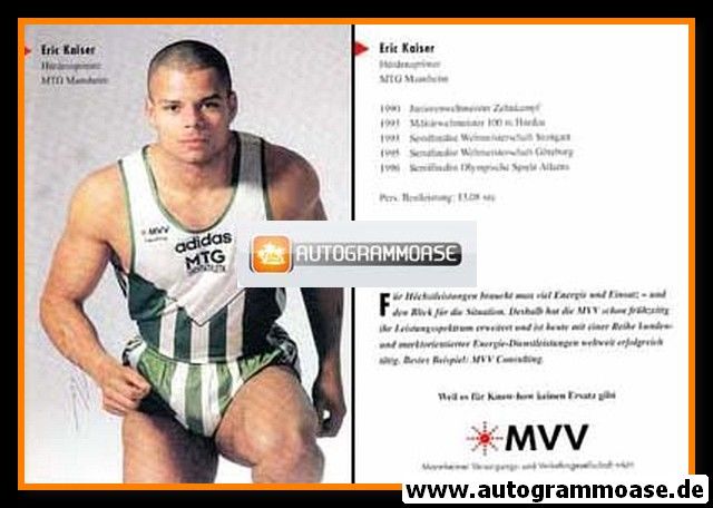 Autogramm Sprint | Eric KAISER | 1996 (MTG Mannheim)