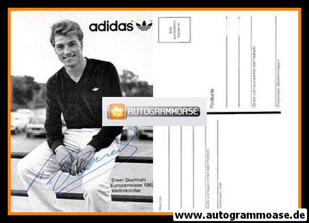Autogramm Sprint | Erwin SKAMRAHL | 1982 (Portrait SW) Adidas