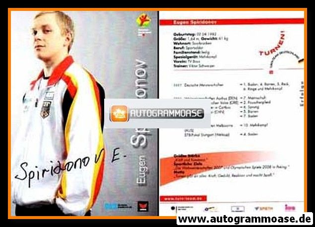 Autogramm Turnen | Eugen SPIRIDONOV | 2008 (DTB)